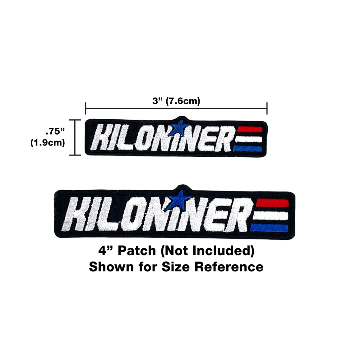 MINI KILONINER STARS & STRIPES Morale Patch - kiloninerpets