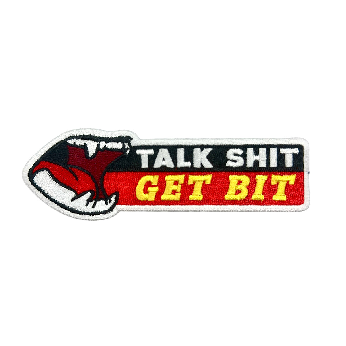 Shithook Patch Talk Shit Get Bit Morale Patch