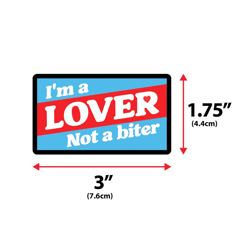 I'm a Lover not a Biter Morale Patch