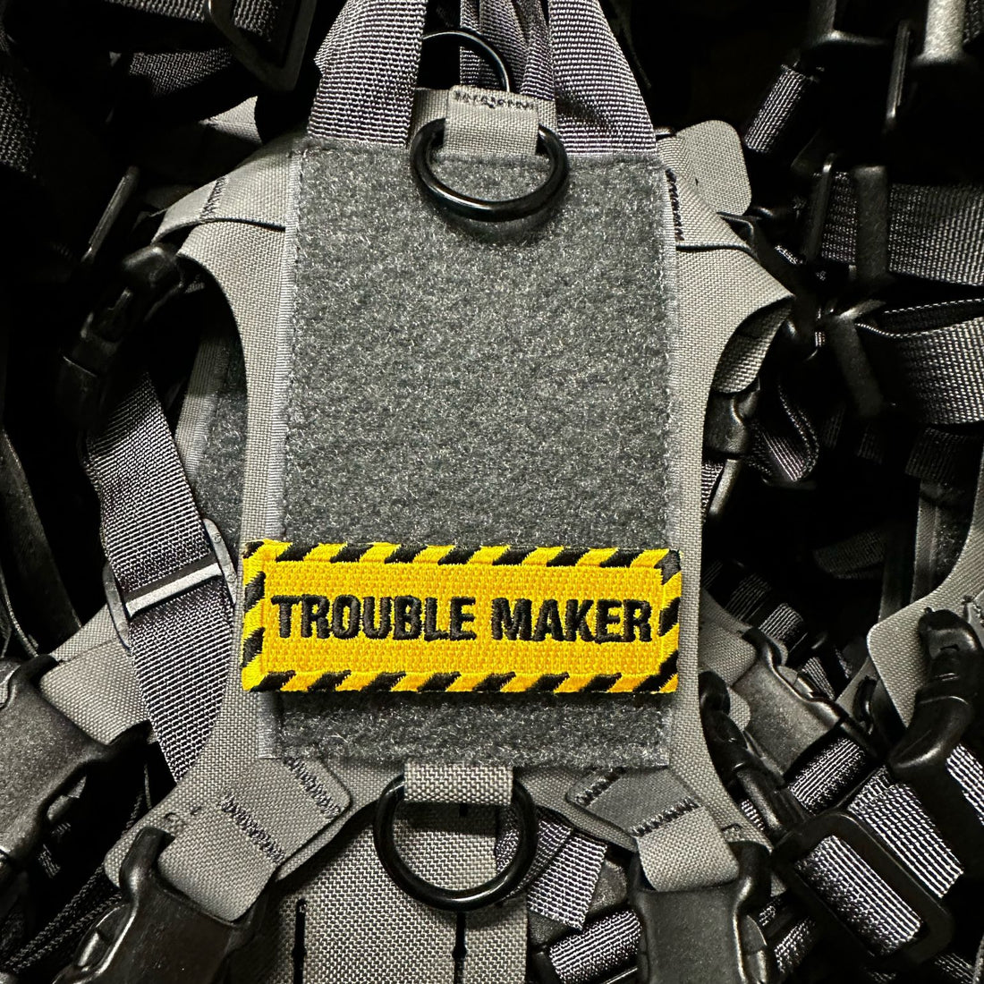 Mini Trouble Maker Embroidered Morale Patch - kiloninerpets