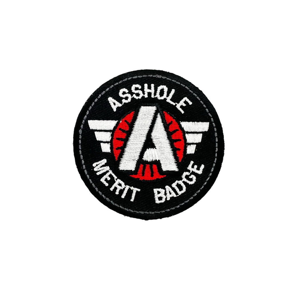 Asshole Merit Badge Morale Patch - kiloninerpets