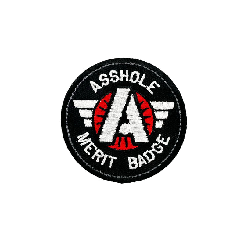 Asshole Merit Badge Morale Patch