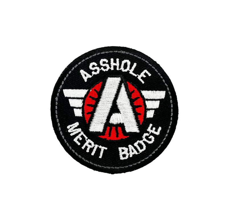 Asshole Merit Badge Morale Patch - kiloninerpets