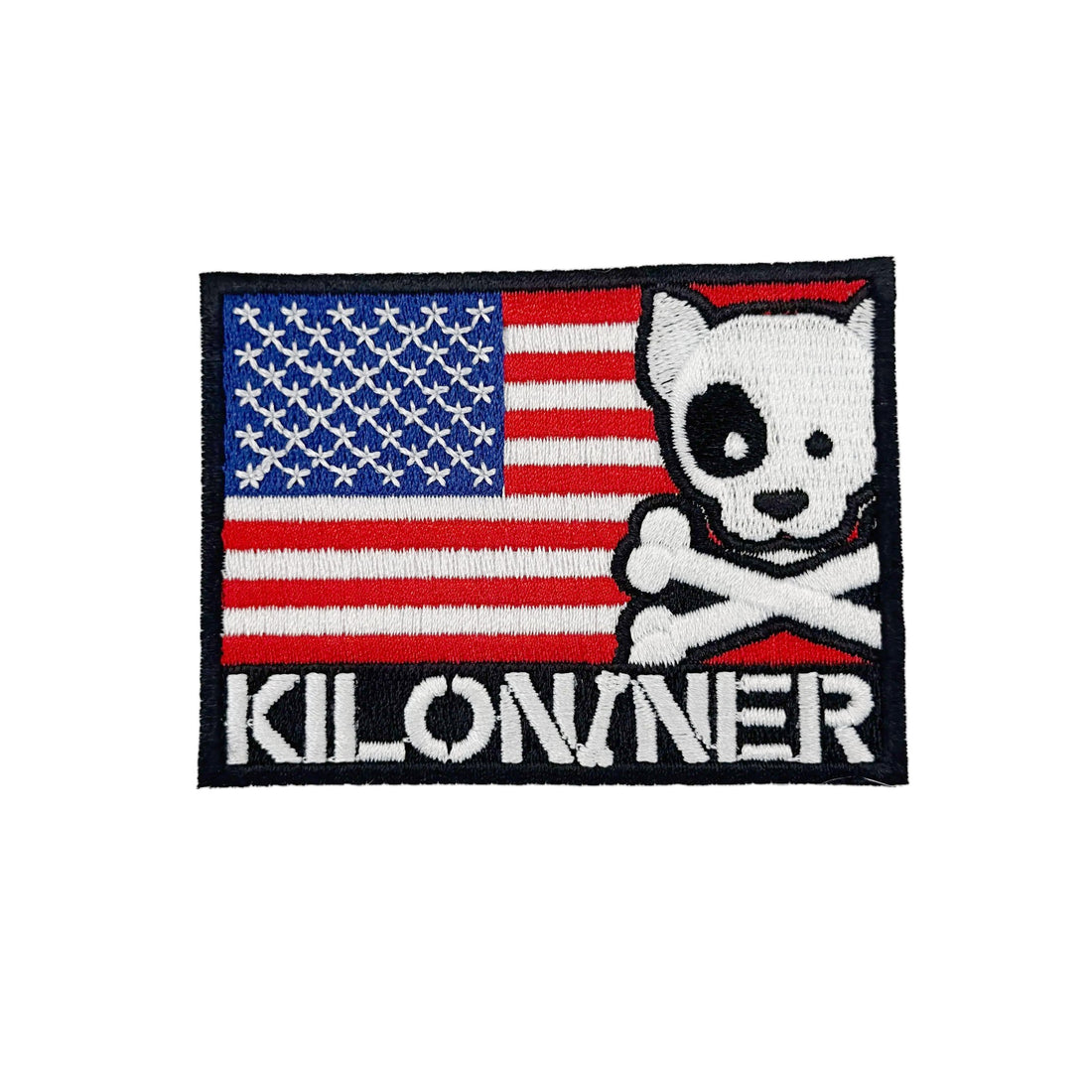 Kiloniner - Freedom Crossbones Dog Morale Patch - kiloninerpets