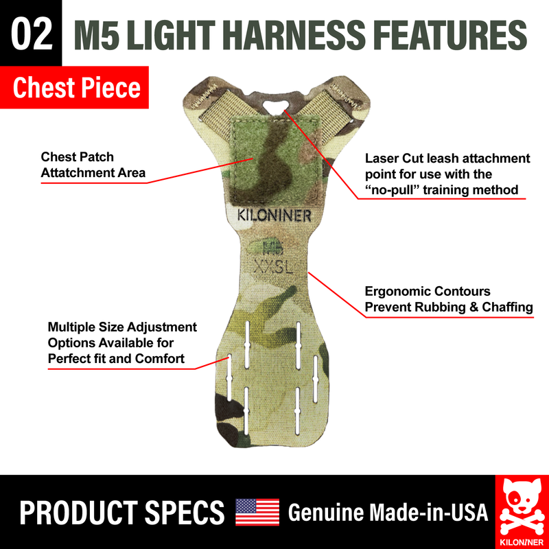 K9R - M5 MOLLE Light Vest