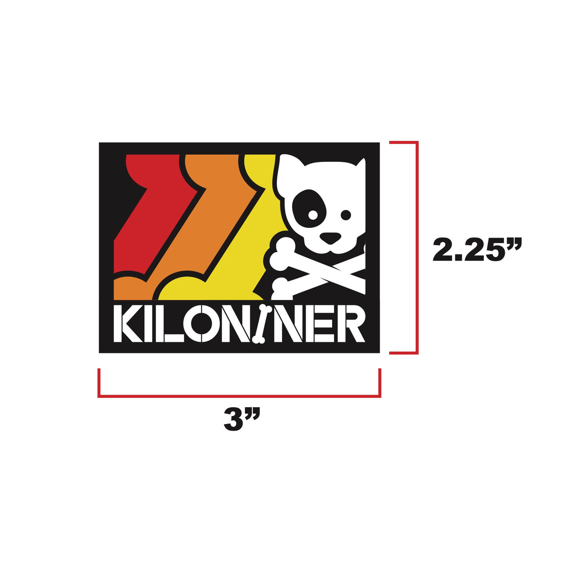 Kiloniner Tribone Overland Morale Patch