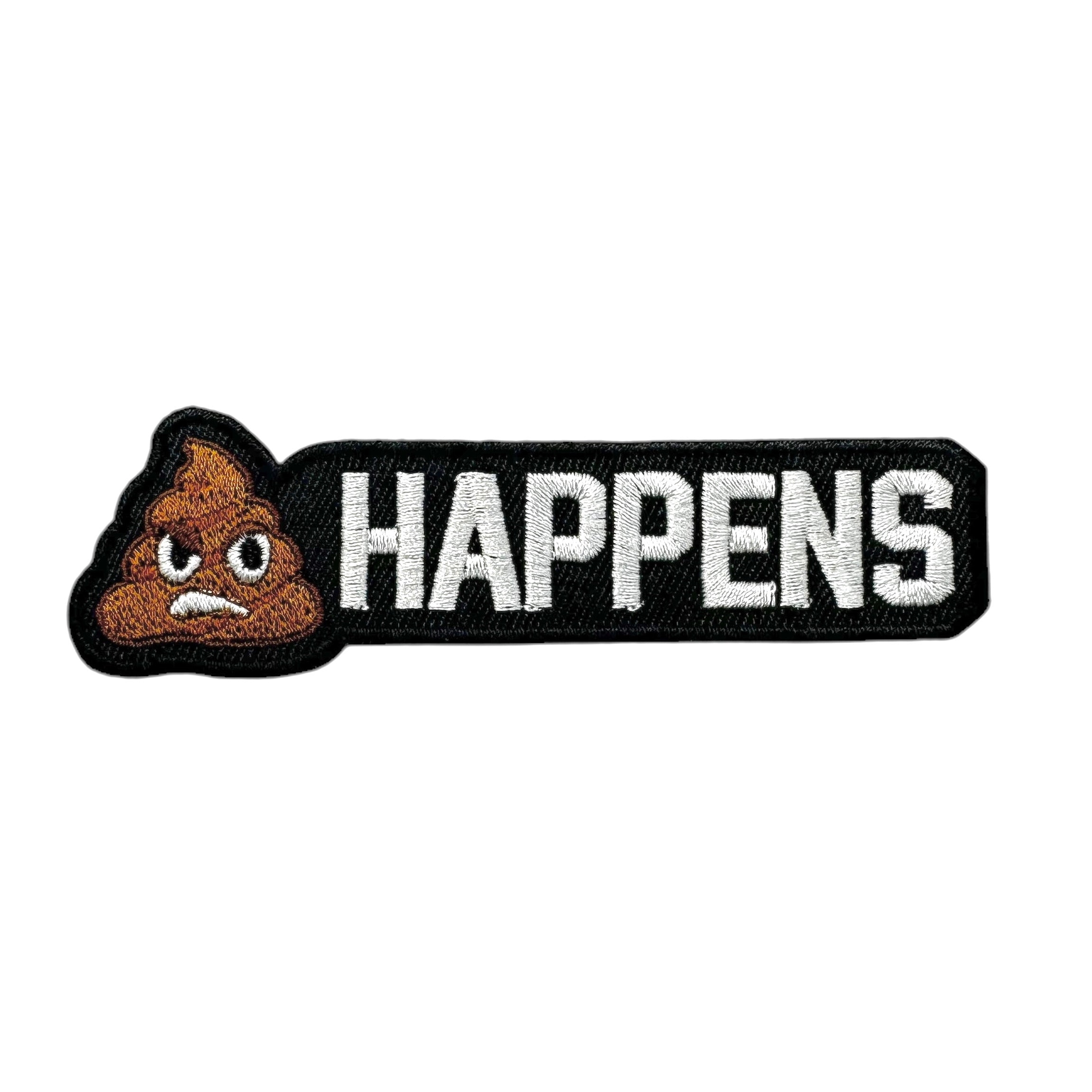 Shithook Patch Shit Happens Embroidered Morale Patch