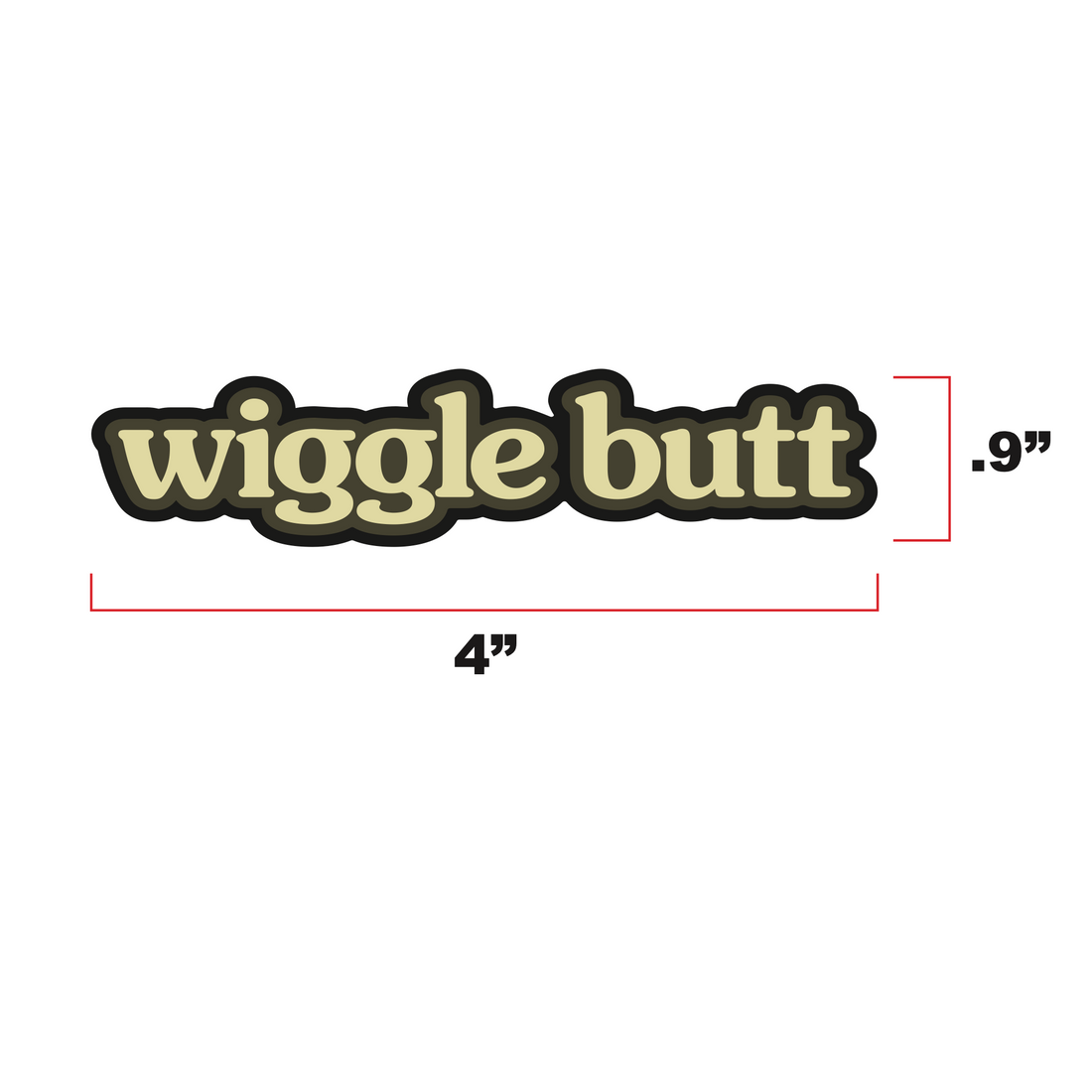 Wiggle Butt Mini Morale Patch