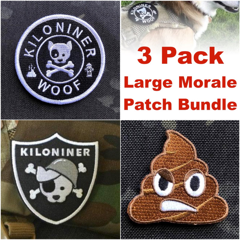 3 Pack - Large Morale Patches – kiloninerpets