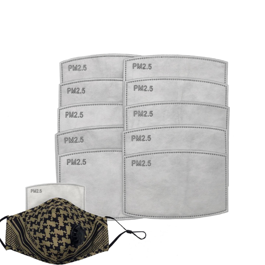 PM 2.5 Activated Carbon Replacement Filters 10 Pack - kiloninerpets