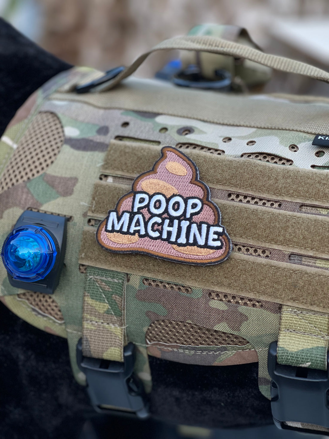 POOP MACHINE Morale Patch - kiloninerpets