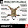 K9R - M1 LightSpeed Harness - kiloninerpets