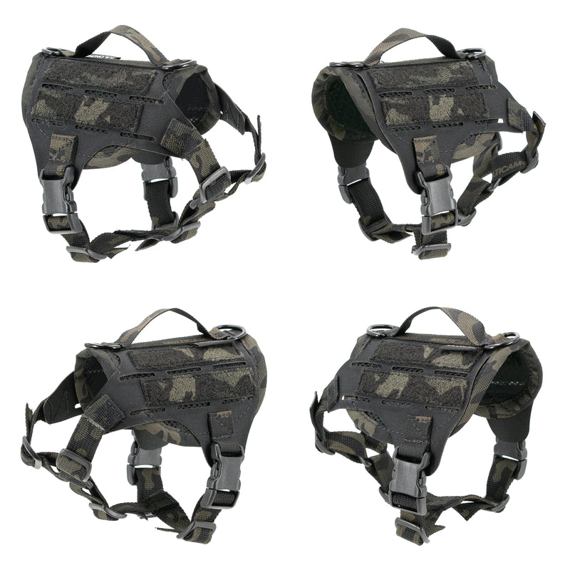 Chihuahua Cloth Dog Tactical Service Harness Vest,Adjustable