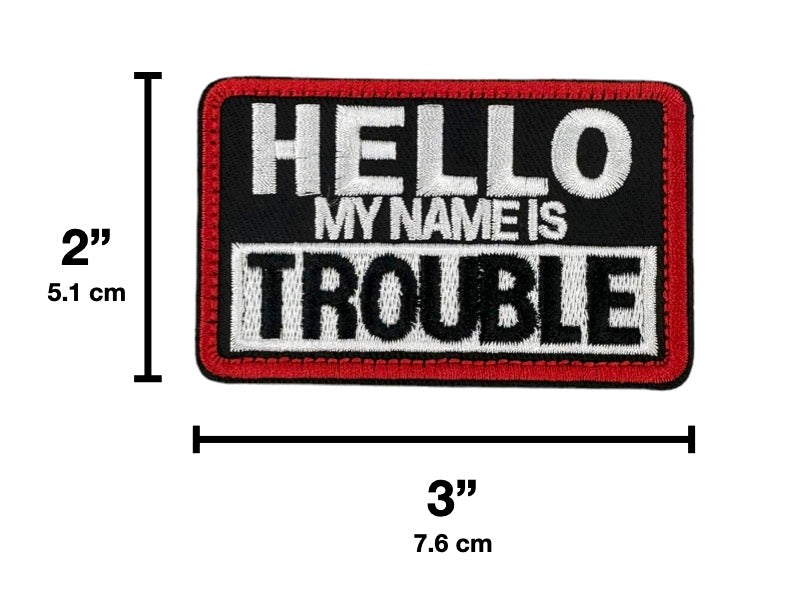 NAME TROUBLE - Morale Patch - kiloninerpets