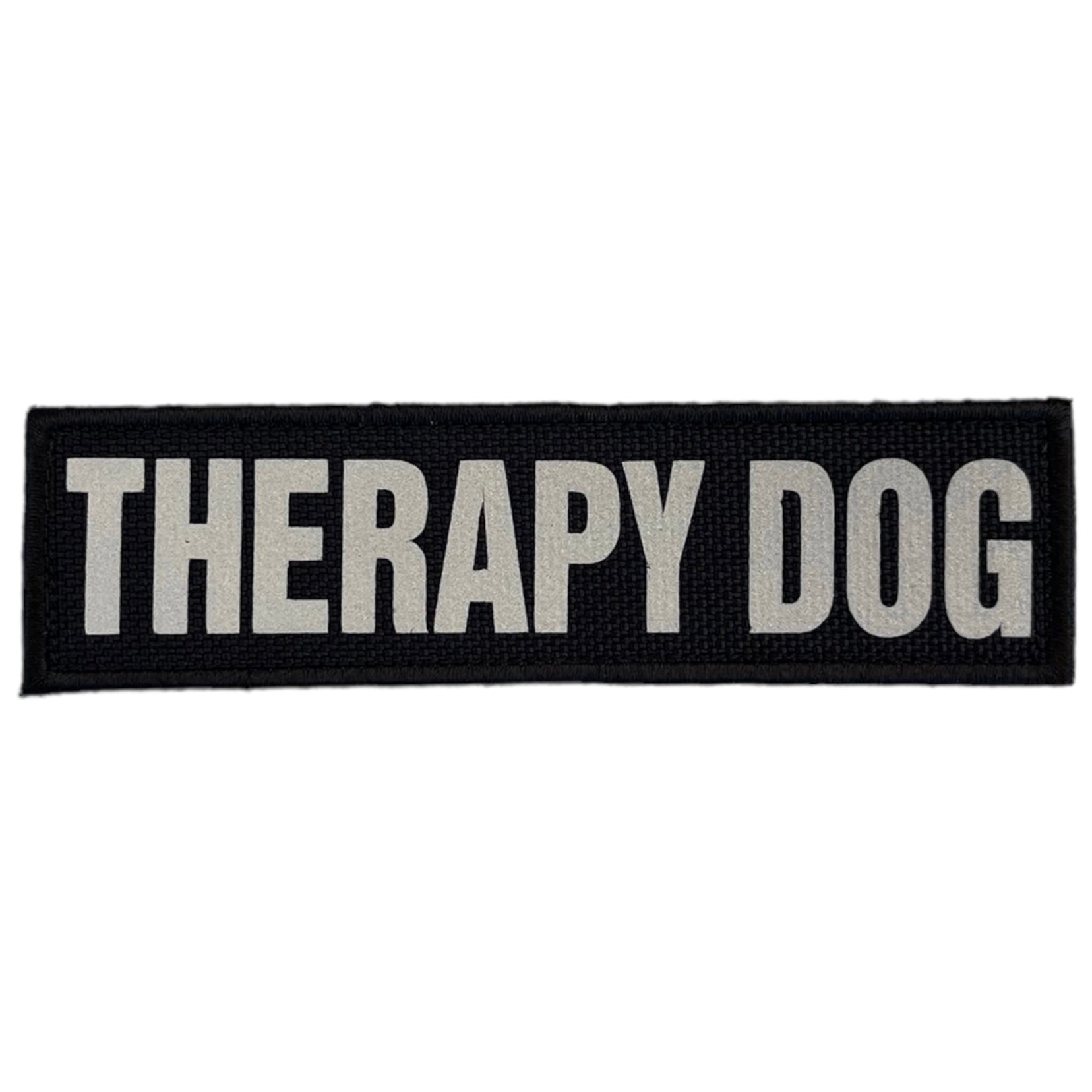 REFLECTIVE HIGH VISIBILITY BLACK Tag Patch - kiloninerpets
