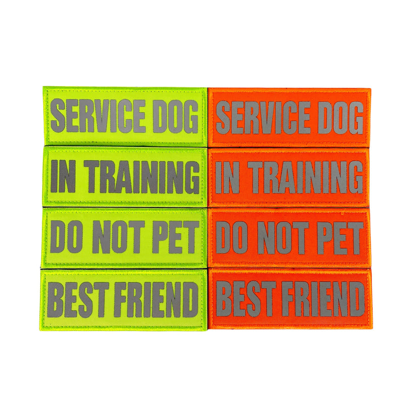 REFLECTIVE HIGH VISIBILITY NEON Tag Patch
