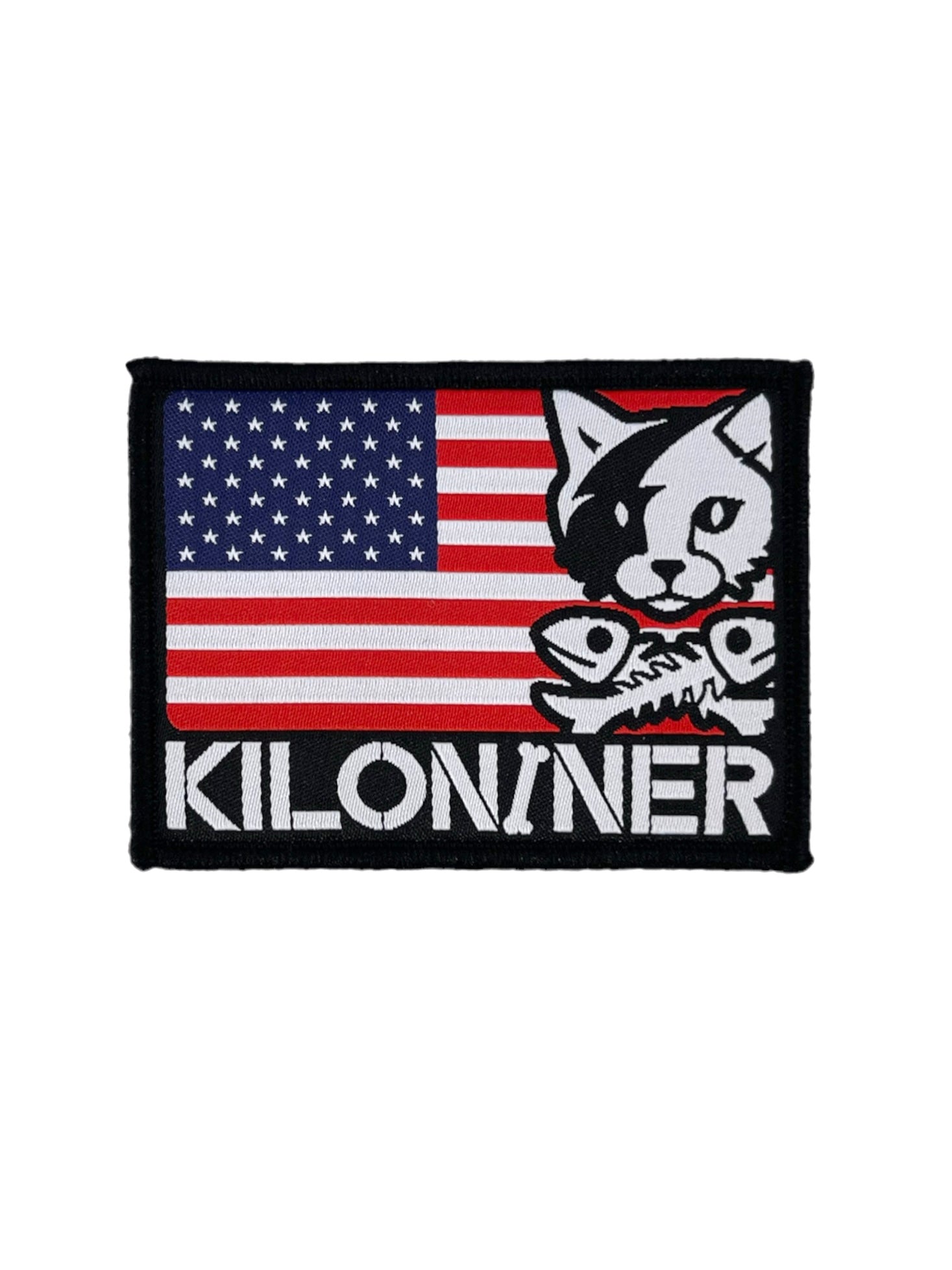 AMERICAN CAT & CROSSBONES Morale Patch - kiloninerpets