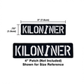 MINI KILONINER STENCIL Morale Patch - kiloninerpets